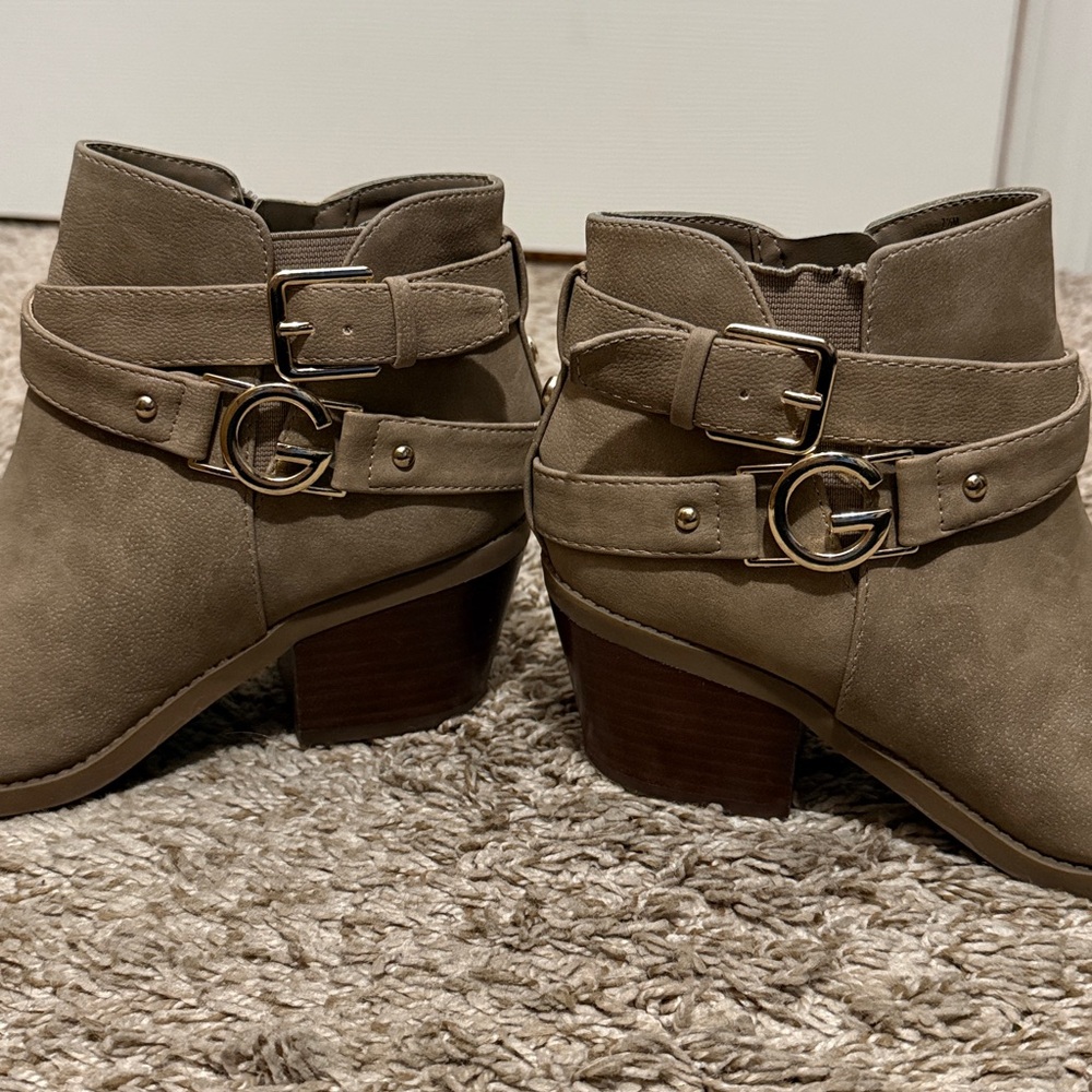 Tan Ankle Boots - Picture 5 of 8